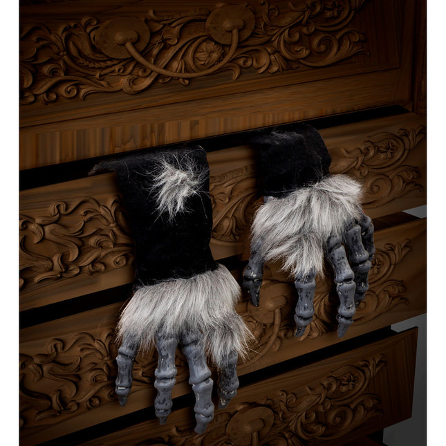Halloween Faux monstre à main avec manteau