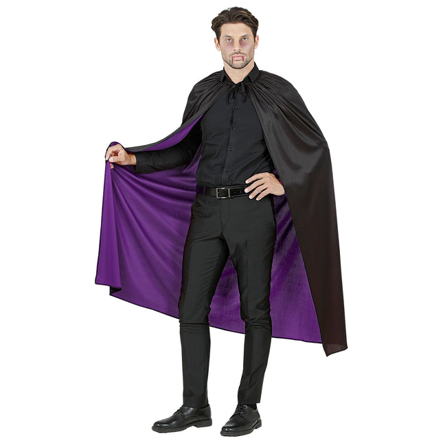 Cape d'Halloween Noir Pourpre 1.3m