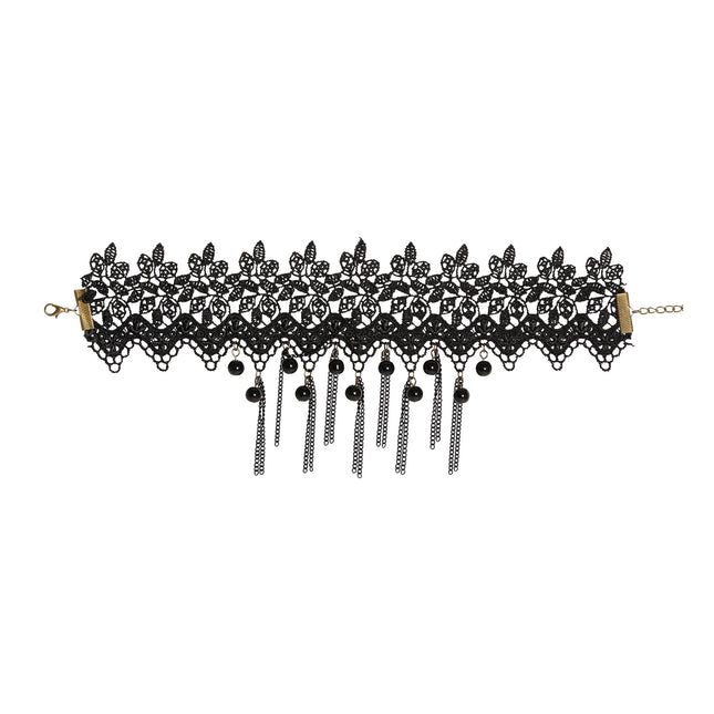 Collier d'Halloween avec des perles
