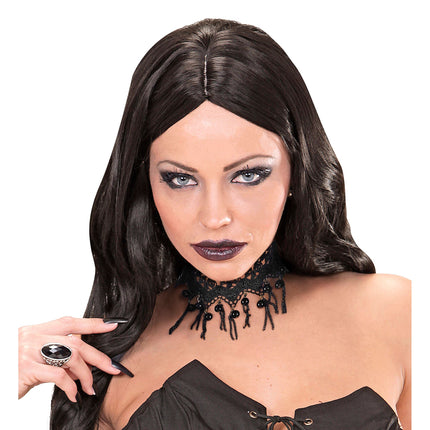 Collier d'Halloween avec des perles