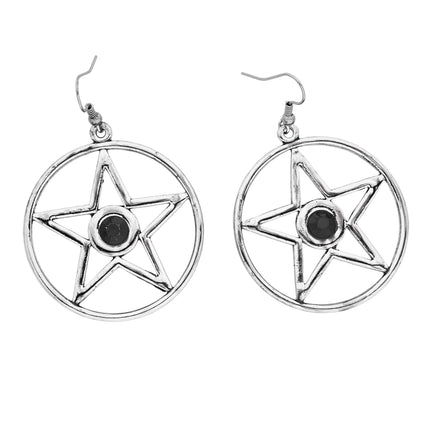 Boucles d'oreilles Halloween Argent Satan