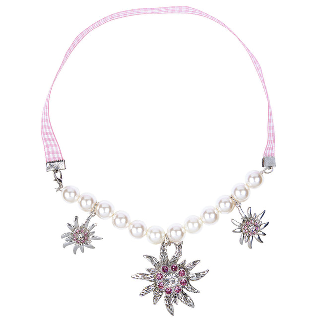 COLLIER DE PERLES EDELWEISS