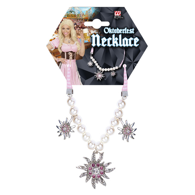 COLLIER DE PERLES EDELWEISS