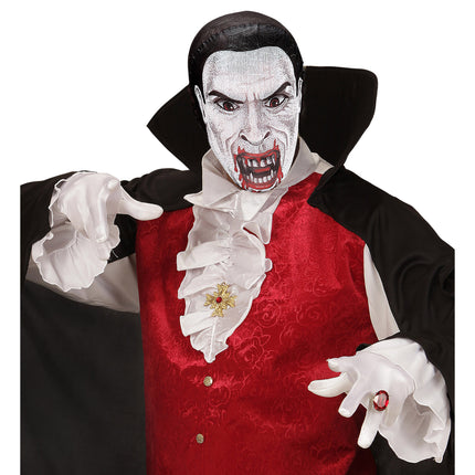 Masque d'Halloween Poussière de vampire blanc