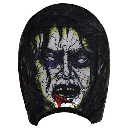 Masque d'Halloween Gris Poussière de Zombie