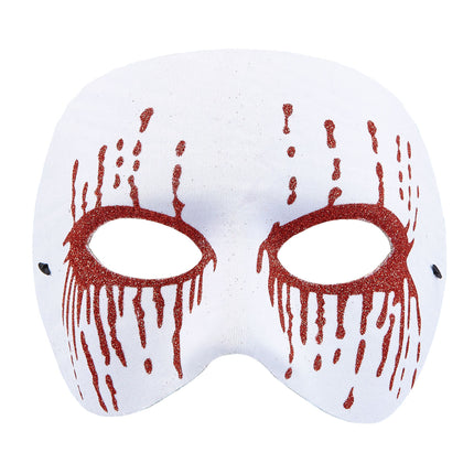 Masque d'Halloween Blanc Psychopathe