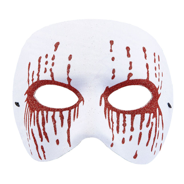 Masque d'Halloween Blanc Psychopathe