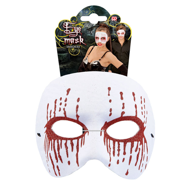 Masque d'Halloween Blanc Psychopathe