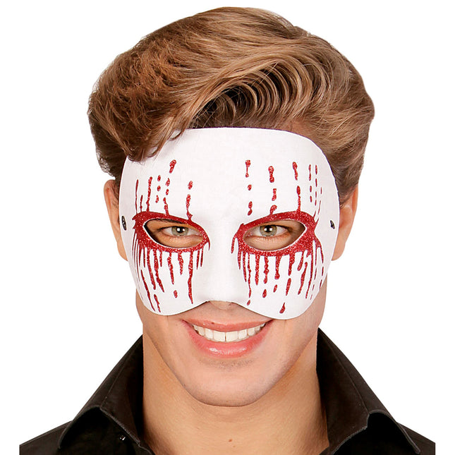 Masque d'Halloween Blanc Psychopathe