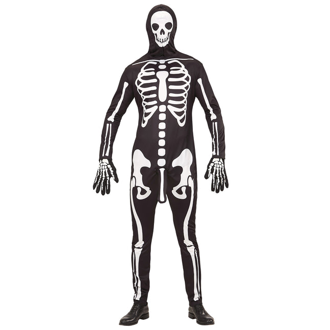 Costume d'Halloween Homme Squelette 3 pièces