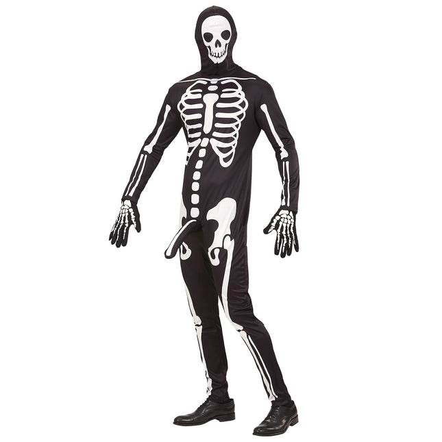 Costume d'Halloween Homme Squelette 3 pièces