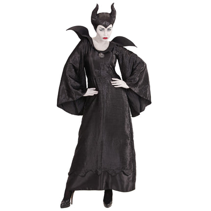 Robe d'Halloween Maléfique 2 pièces