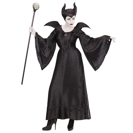 Robe d'Halloween Maléfique 2 pièces