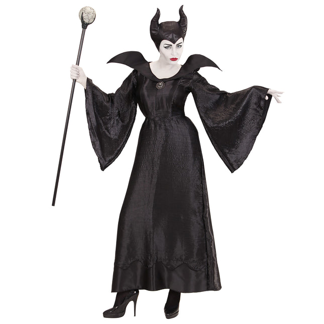 Robe d'Halloween Maléfique 2 pièces