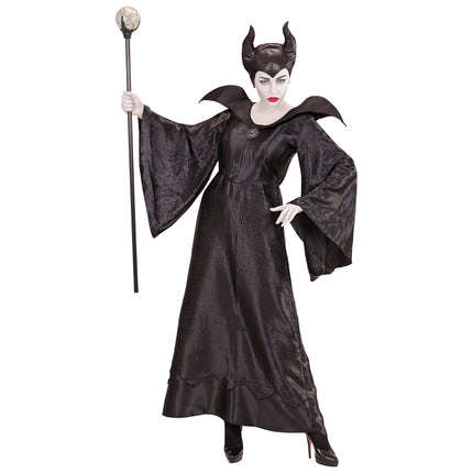 Robe d'Halloween Maléfique 2 pièces