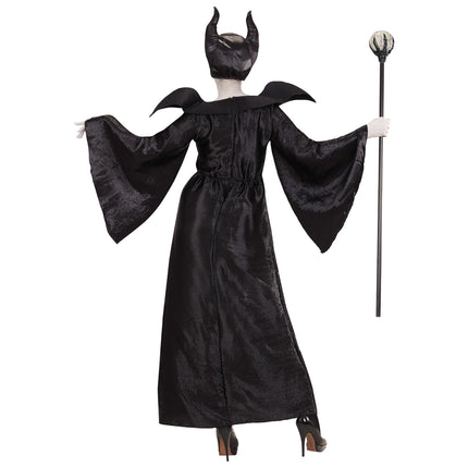 Robe d'Halloween Maléfique 2 pièces