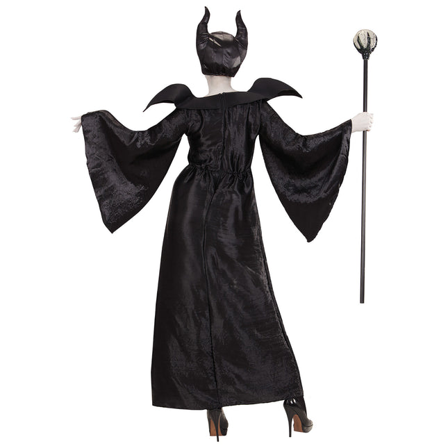 Robe d'Halloween Maléfique 2 pièces