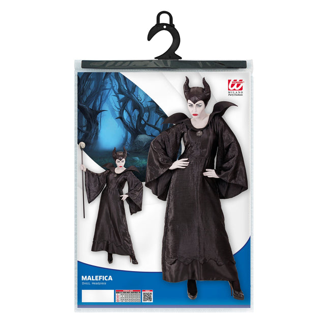 Robe d'Halloween Maléfique 2 pièces