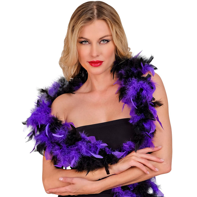 Boa noir violet 1,8 m