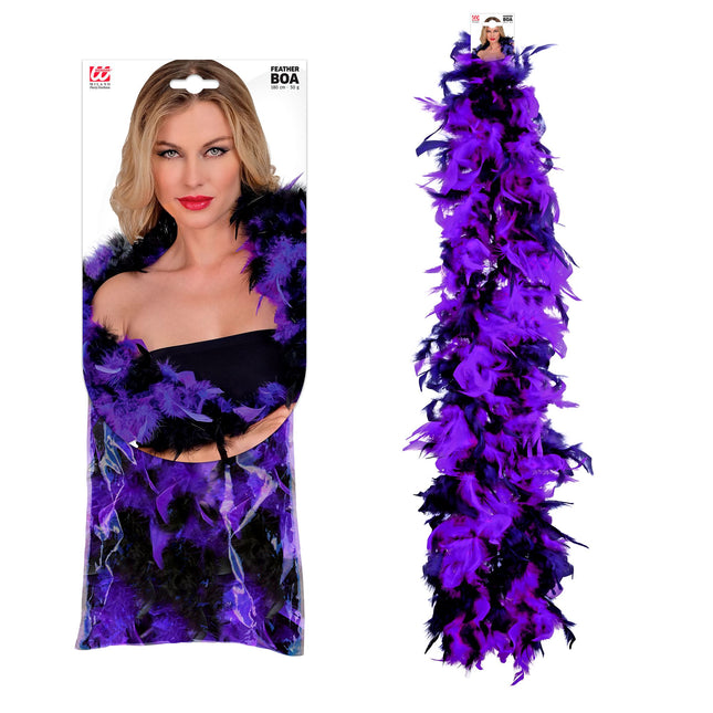 Boa noir violet 1,8 m