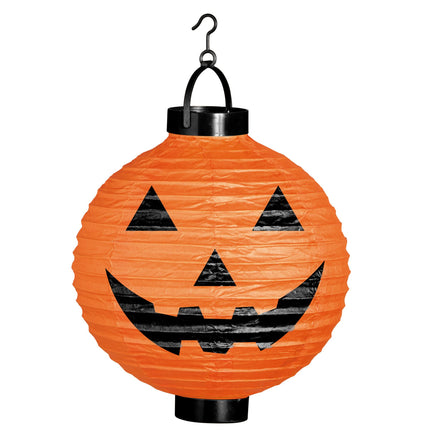 Lanterne d'Halloween Citrouille orange 20cm