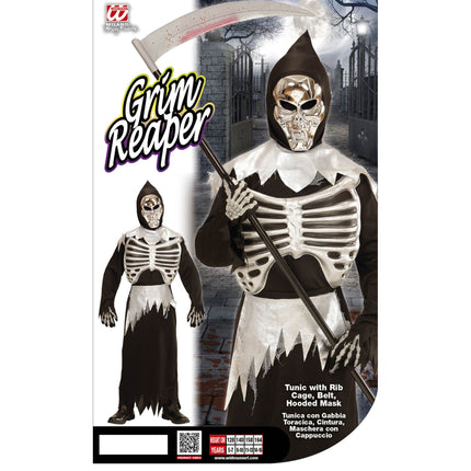 Costume d'Halloween Enfant Faucheur maigre 3 pièces