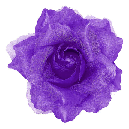 Fleur de cheveux violette