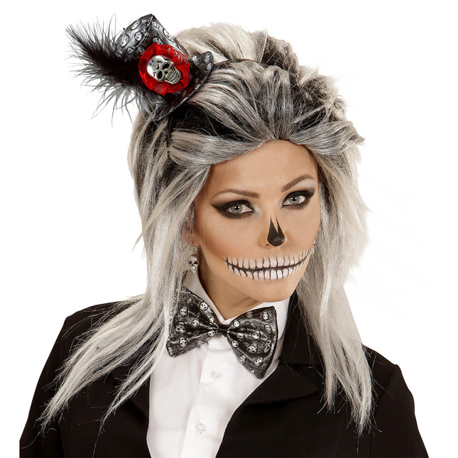 Ensemble d'accessoires d'Halloween Bandeau et noeud métalliques 2pcs
