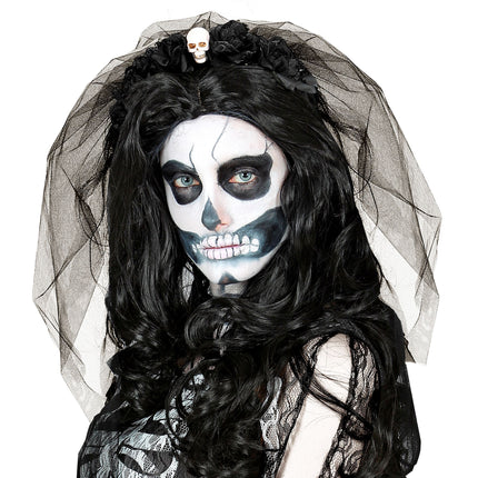 Bandeau d'Halloween avec voile