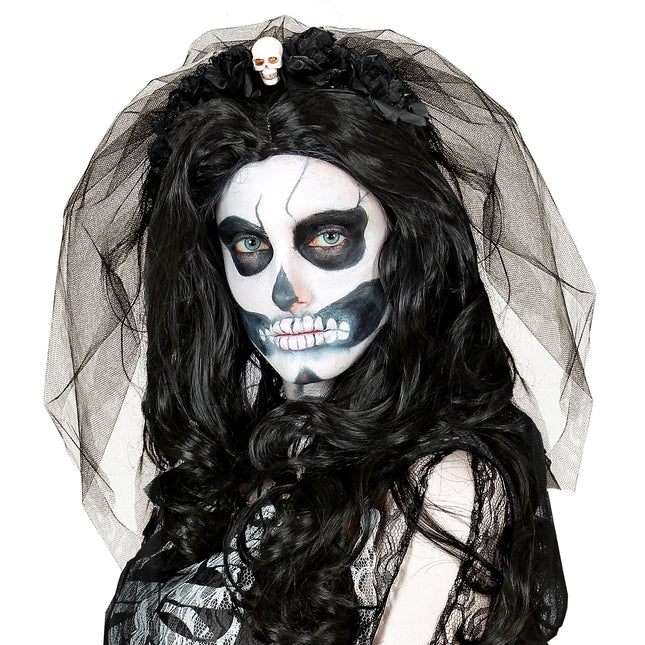 Bandeau d'Halloween avec voile