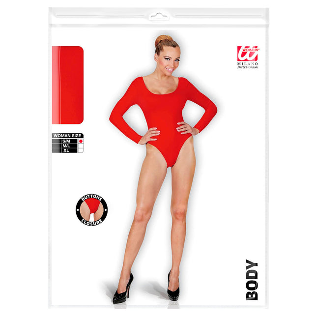 Body rouge pour femmes