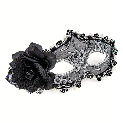 Masque pour les yeux d'Halloween Rose noire