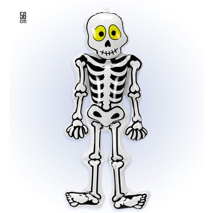 Squelette d'Halloween gonflable 56cm