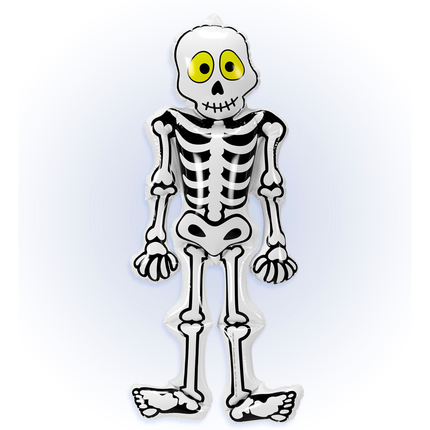 Squelette d'Halloween gonflable 56cm