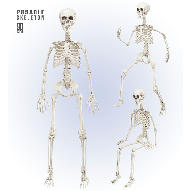 Squelette mobile d'Halloween 90cm