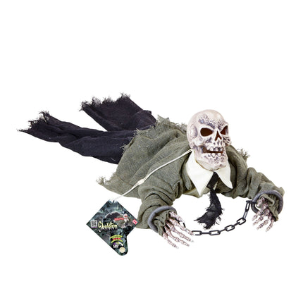 Poupée d'Halloween qui rampe avec le son