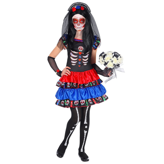 Costume Dia De Los Muertos Enfant