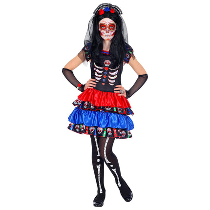 Costume Dia De Los Muertos Enfant