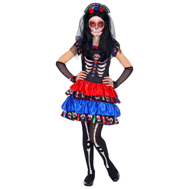 Costume Dia De Los Muertos Enfant