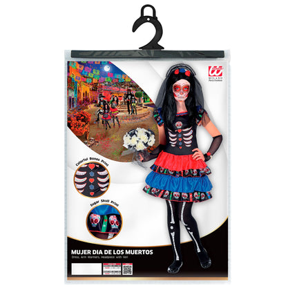 Costume Dia De Los Muertos Enfant