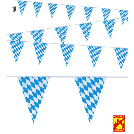 Guirlande Oktoberfest Bleu Blanc 6m