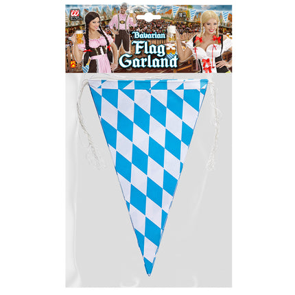 Guirlande Oktoberfest Bleu Blanc 6m