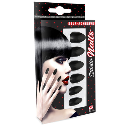 Faux ongles noirs