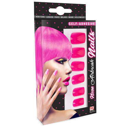 Faux ongles roses