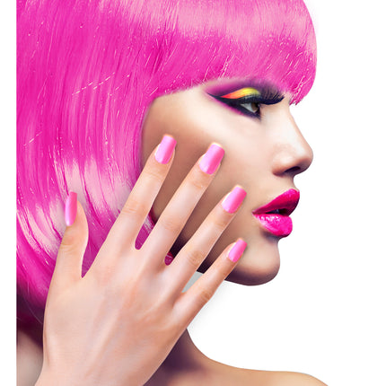 Faux ongles roses