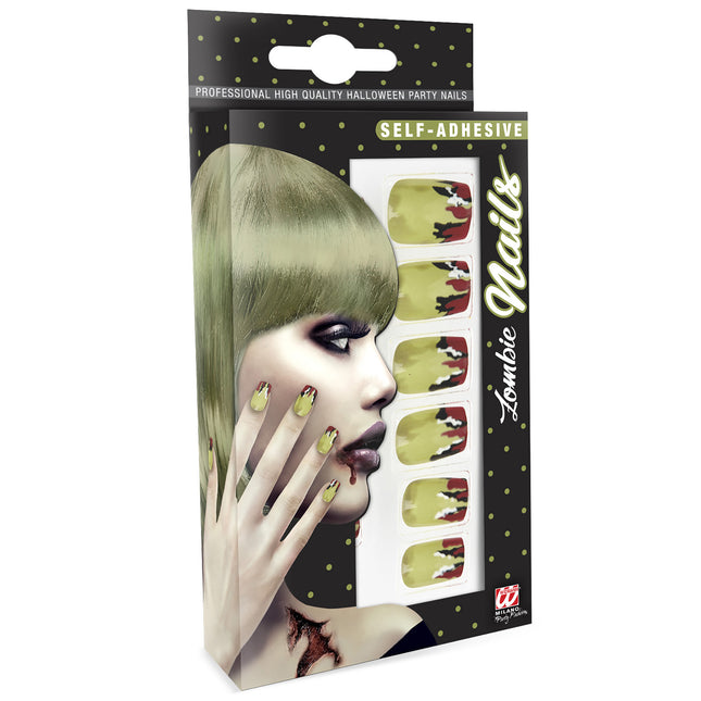 Halloween Faux ongles Zombie