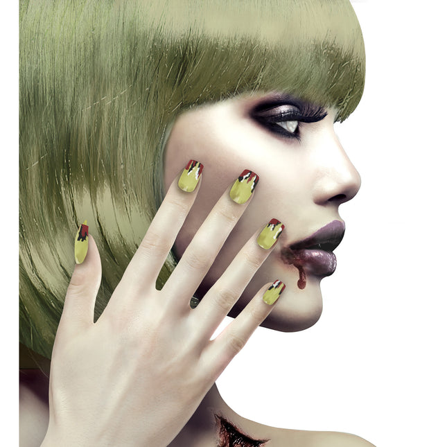 Halloween Faux ongles Zombie
