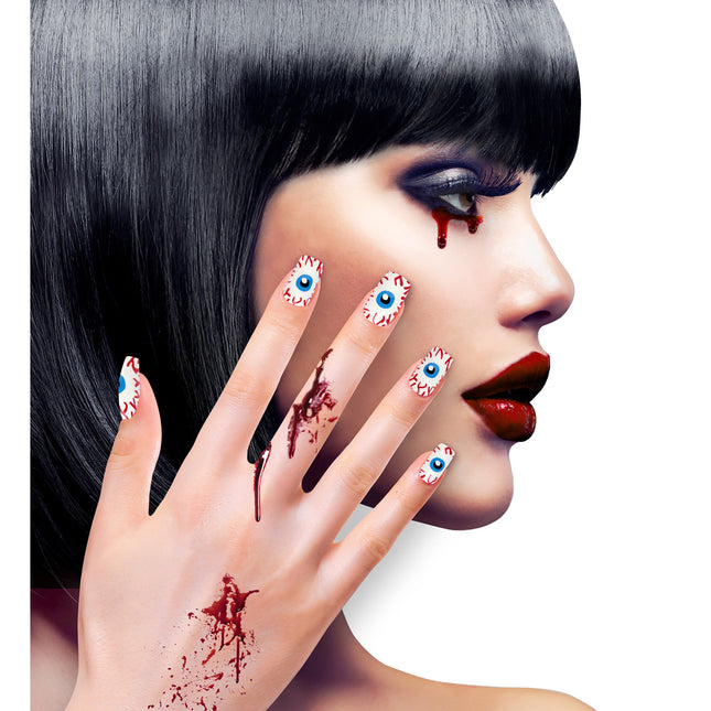 Halloween Faux ongles yeux