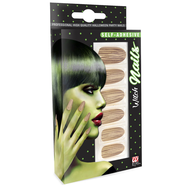 Faux ongles d'Halloween Sorcière