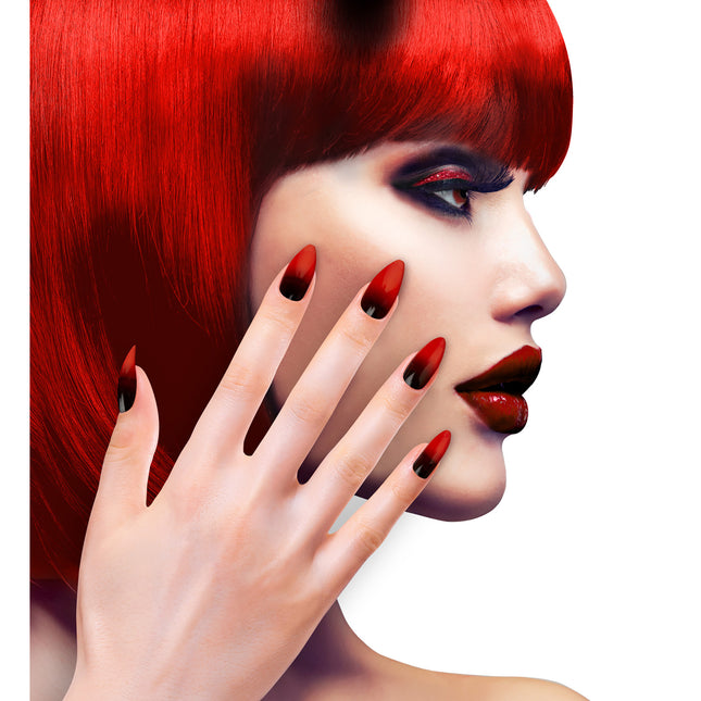 Faux ongles d'Halloween Rouge